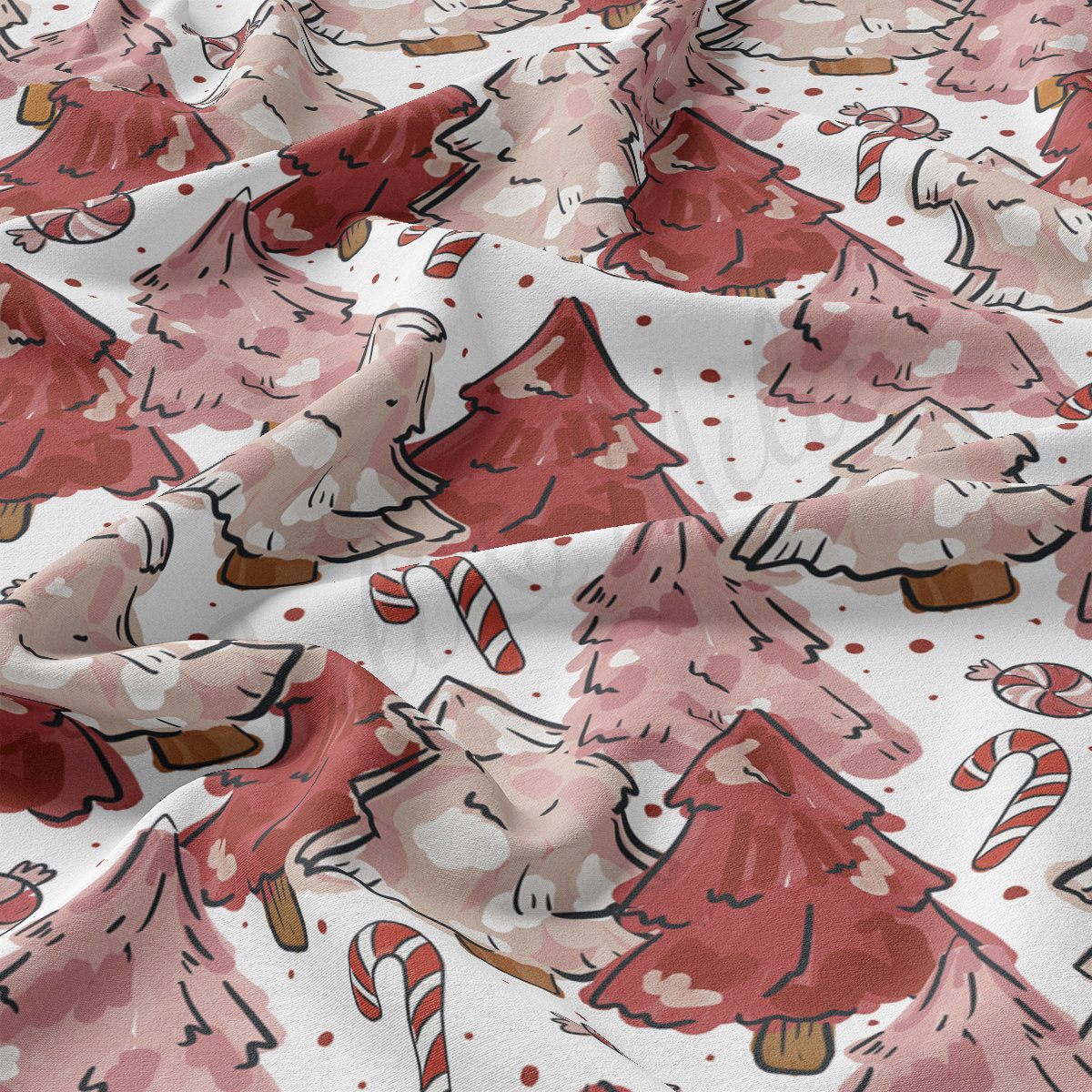 DBP Fabric Double Brushed Polyester DBP2104 Christmas