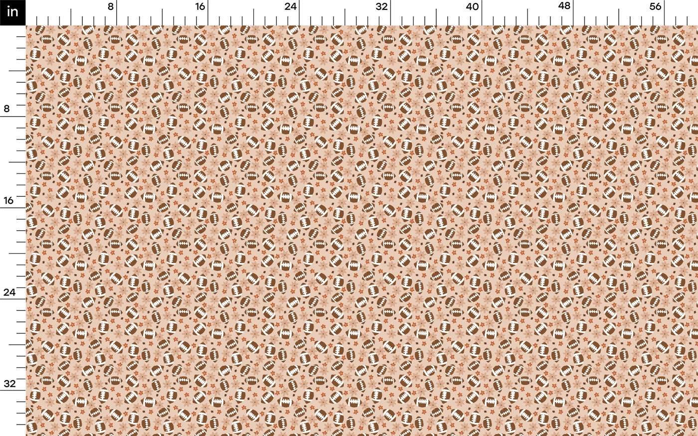 DBP Fabric Double Brushed Polyester DBP2115 Football