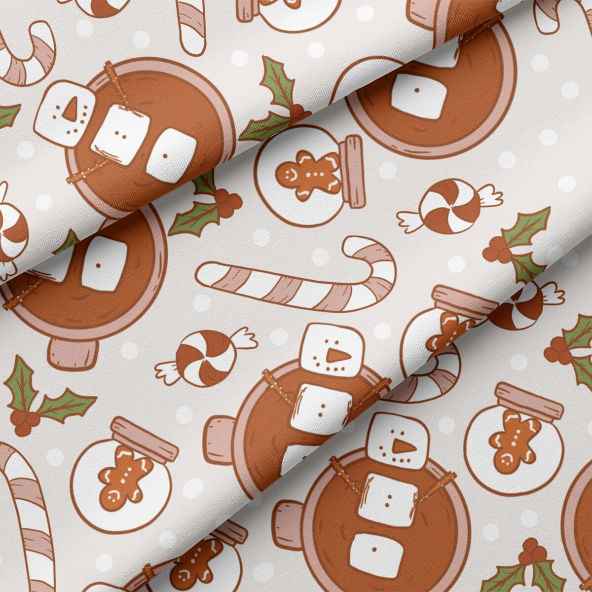 DBP Fabric Double Brushed Polyester DBP2120 Christmas