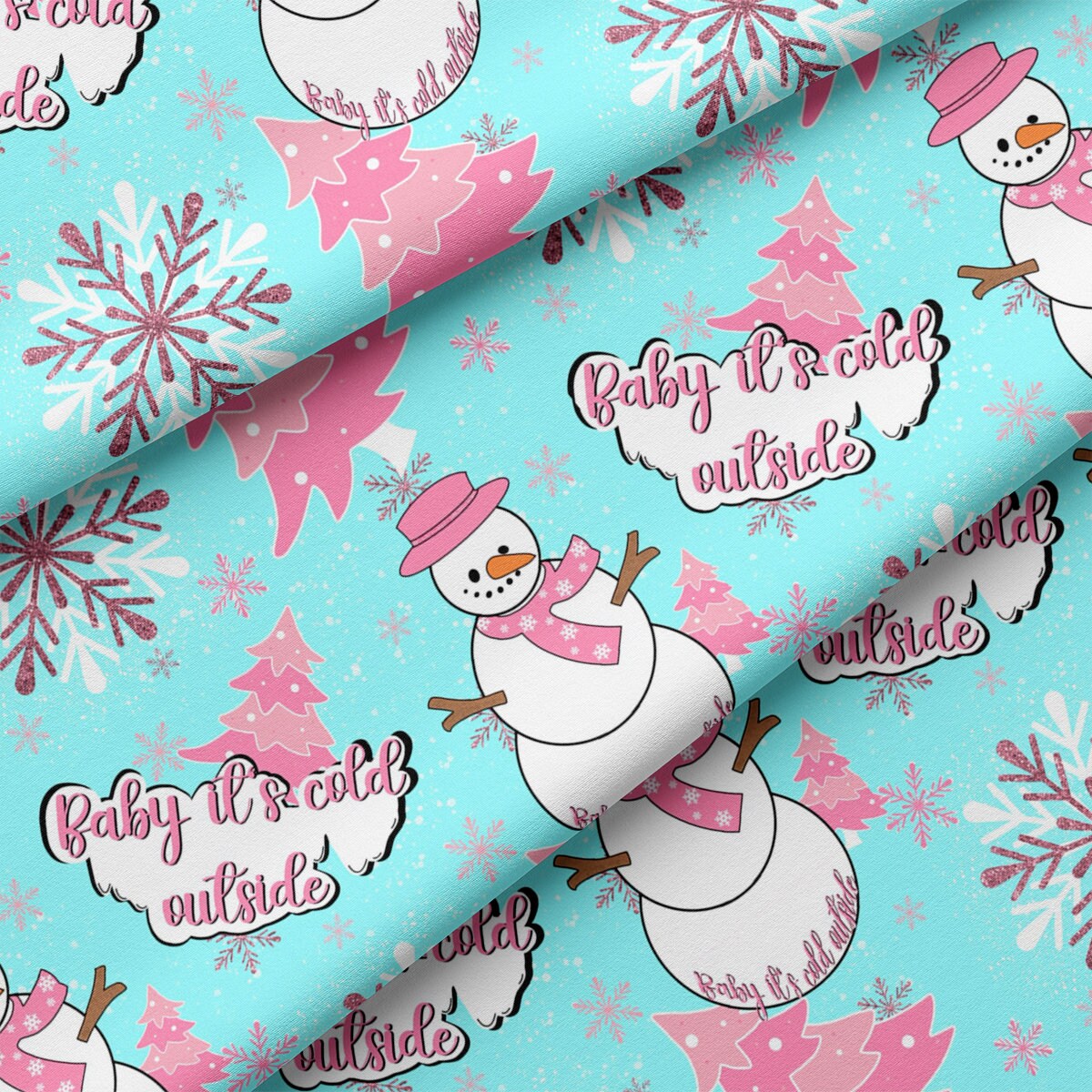 DBP Fabric Double Brushed Polyester DBP2121 Christmas