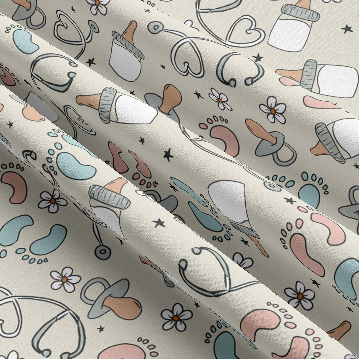 DBP Fabric Double Brushed Polyester DBP2125 Labor and Delivery L&D