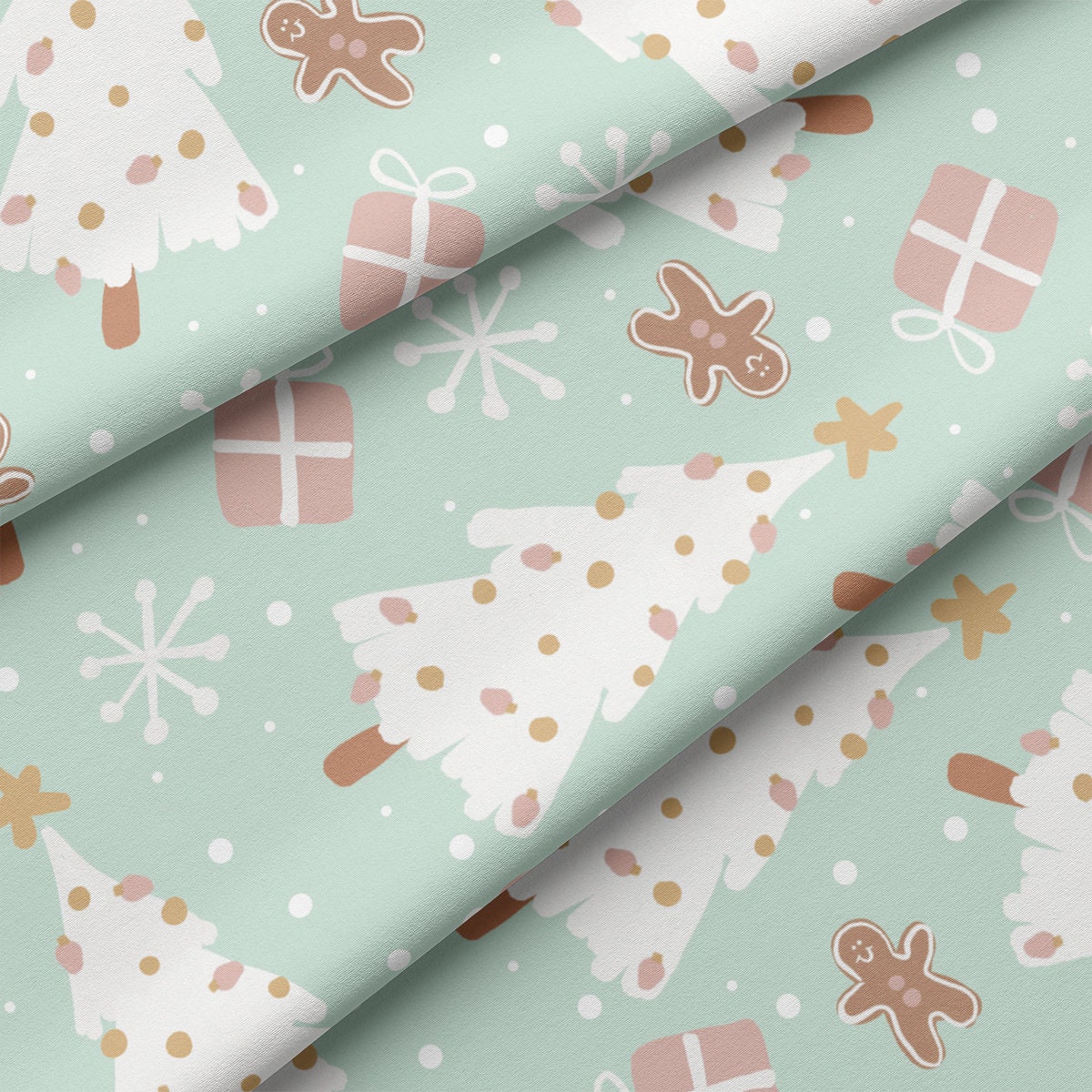 DBP Fabric Double Brushed Polyester DBP2128 Christmas