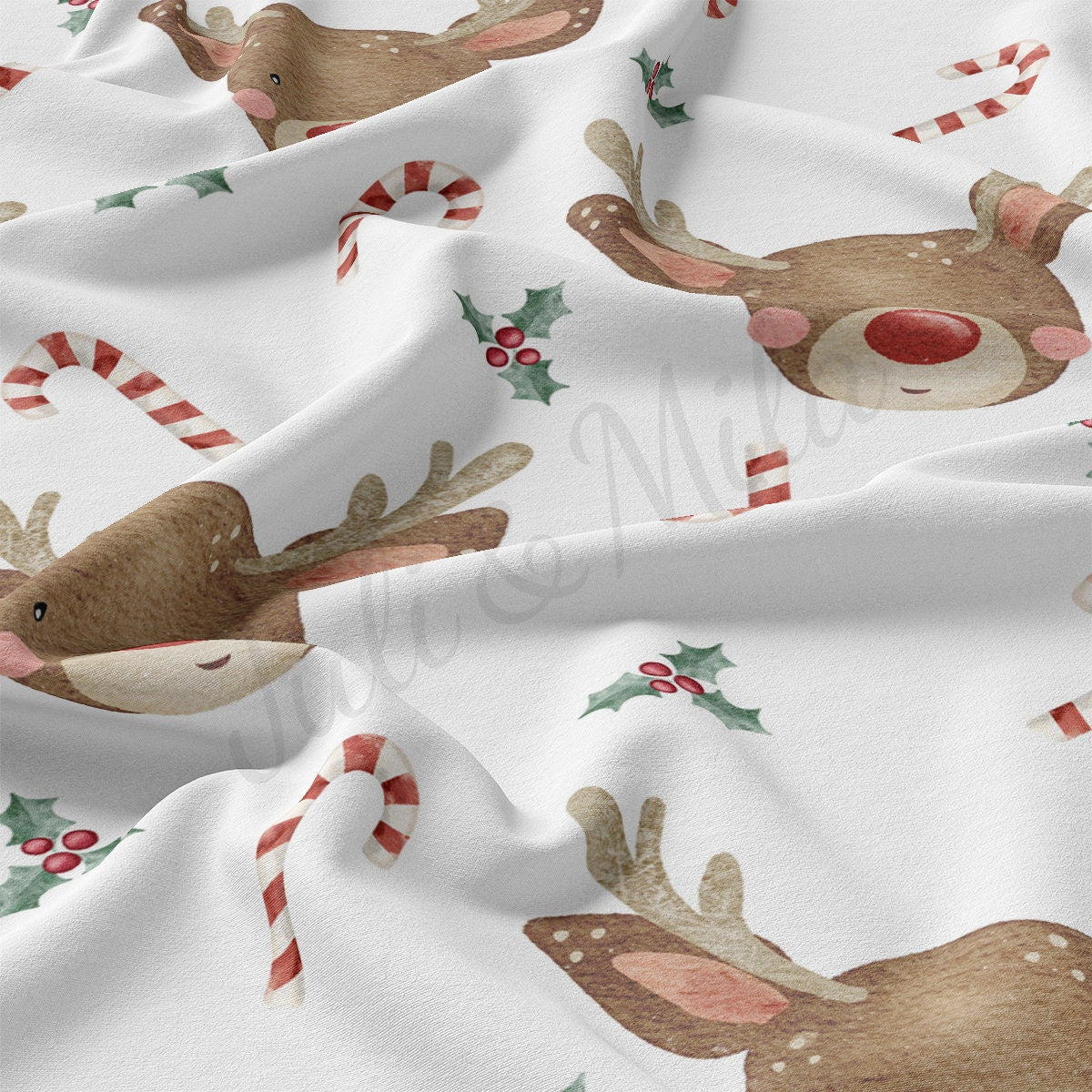 DBP Fabric Double Brushed Polyester DBP2146 Christmas