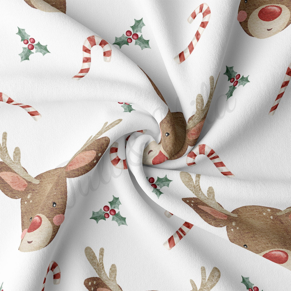 DBP Fabric Double Brushed Polyester DBP2146 Christmas