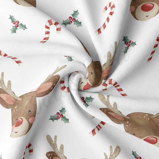 DBP Fabric Double Brushed Polyester DBP2146 Christmas