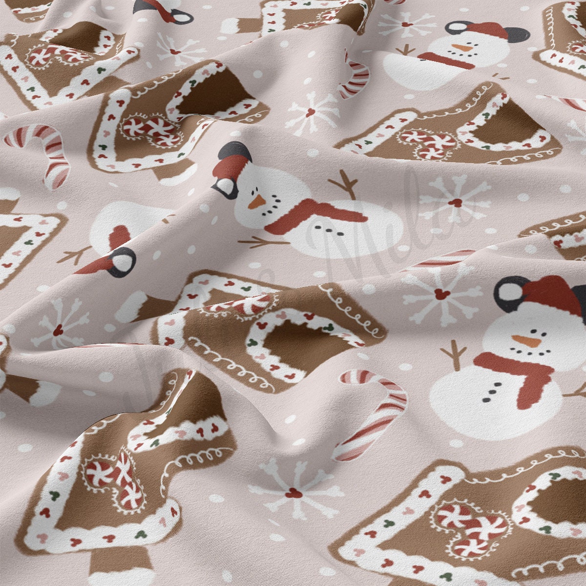 DBP Fabric Double Brushed Polyester DBP2152 Christmas