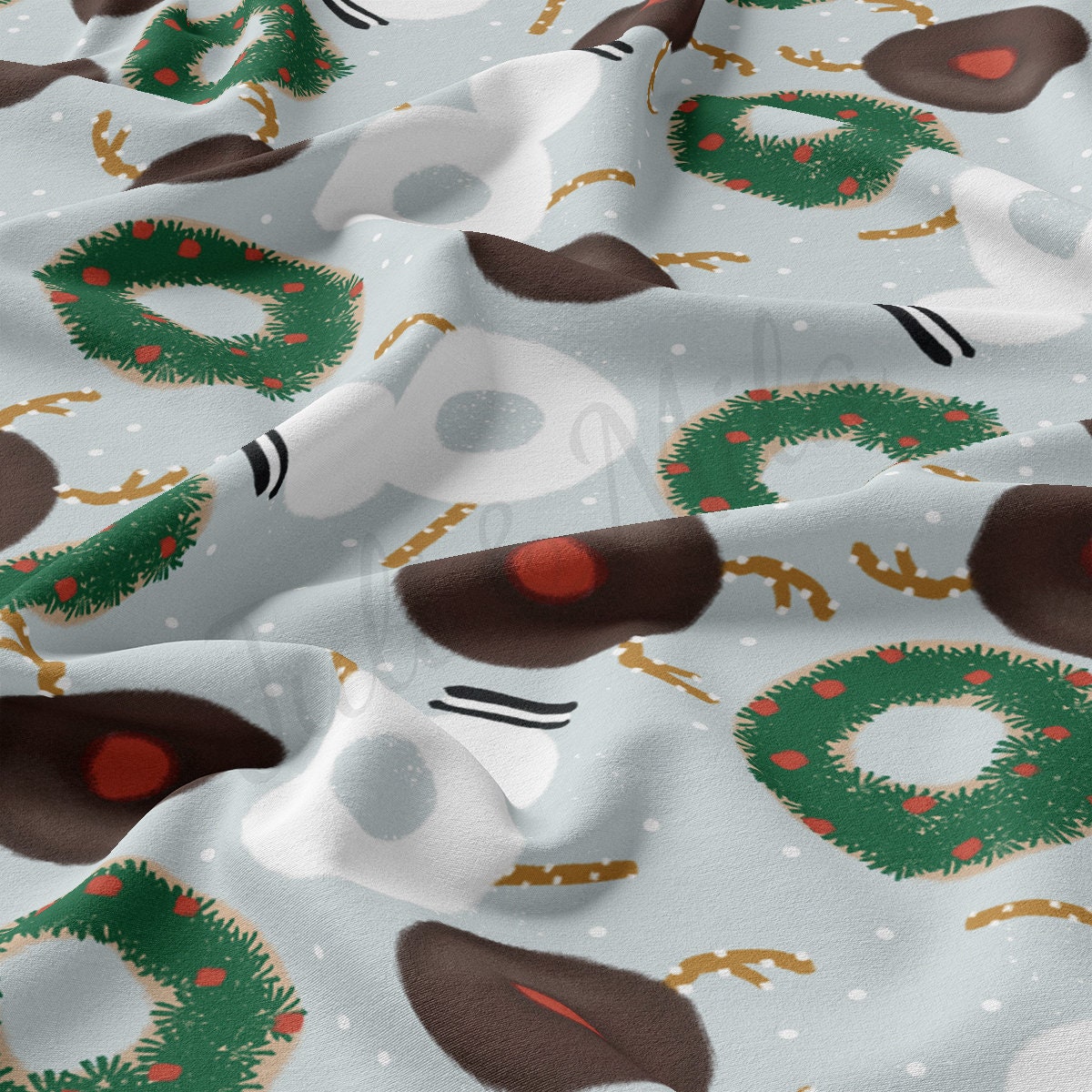 DBP Fabric Double Brushed Polyester DBP2153 Christmas