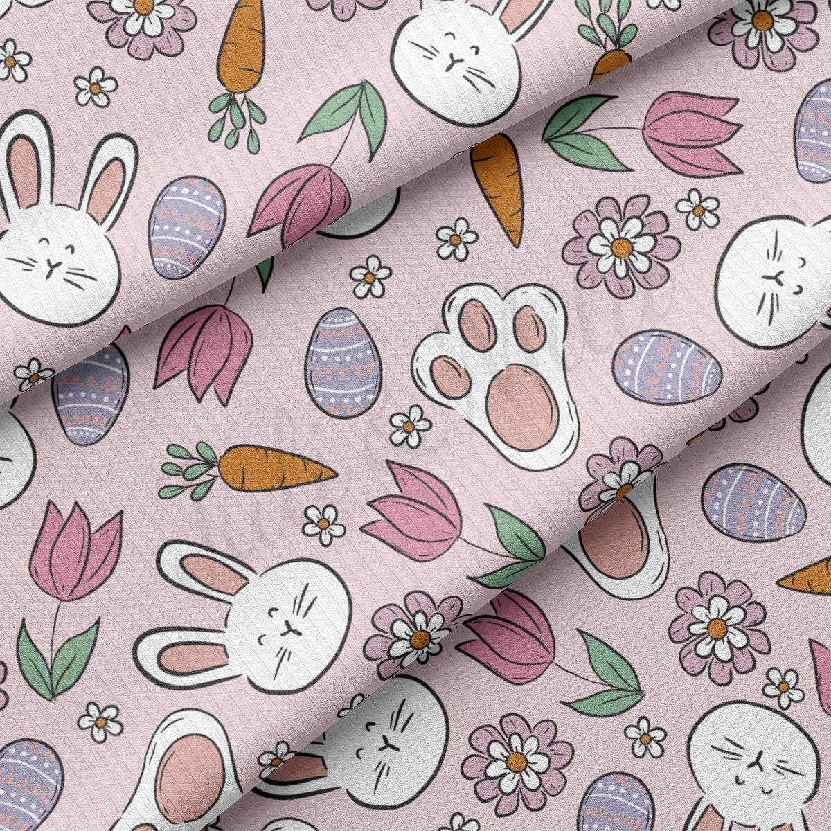 Rib Knit Fabric   RBK2110 Easter