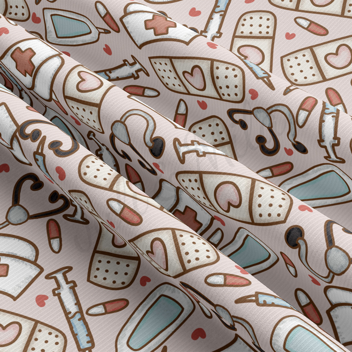 Rib Knit Fabric RBK2126 Nurse