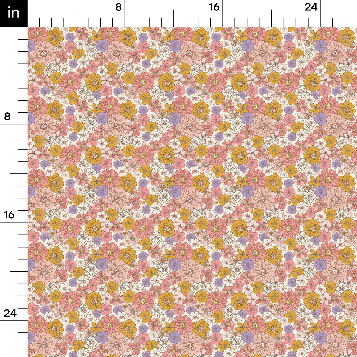 100% Cotton Fabric  CTN2196 Floral