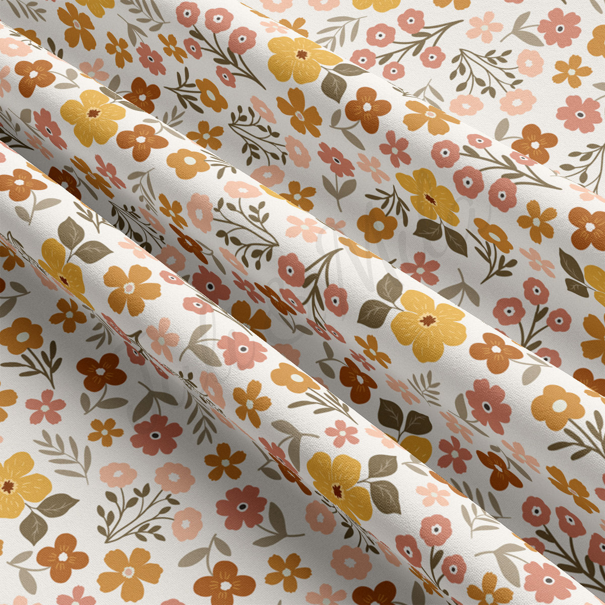 Floral DBP Fabric Double Brushed Polyester DBP2177