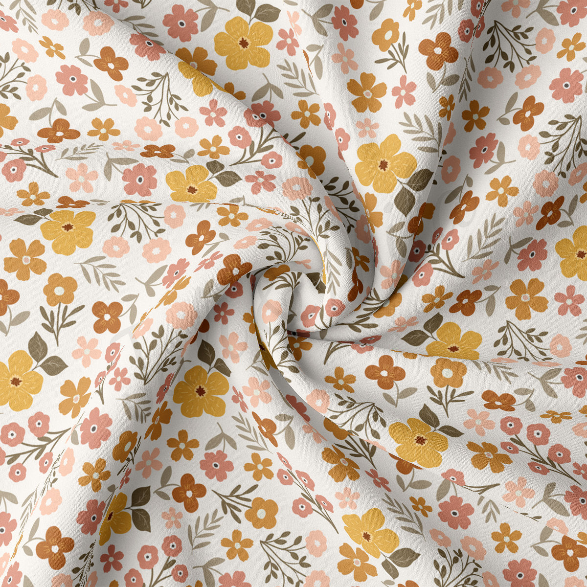 Floral DBP Fabric Double Brushed Polyester DBP2177