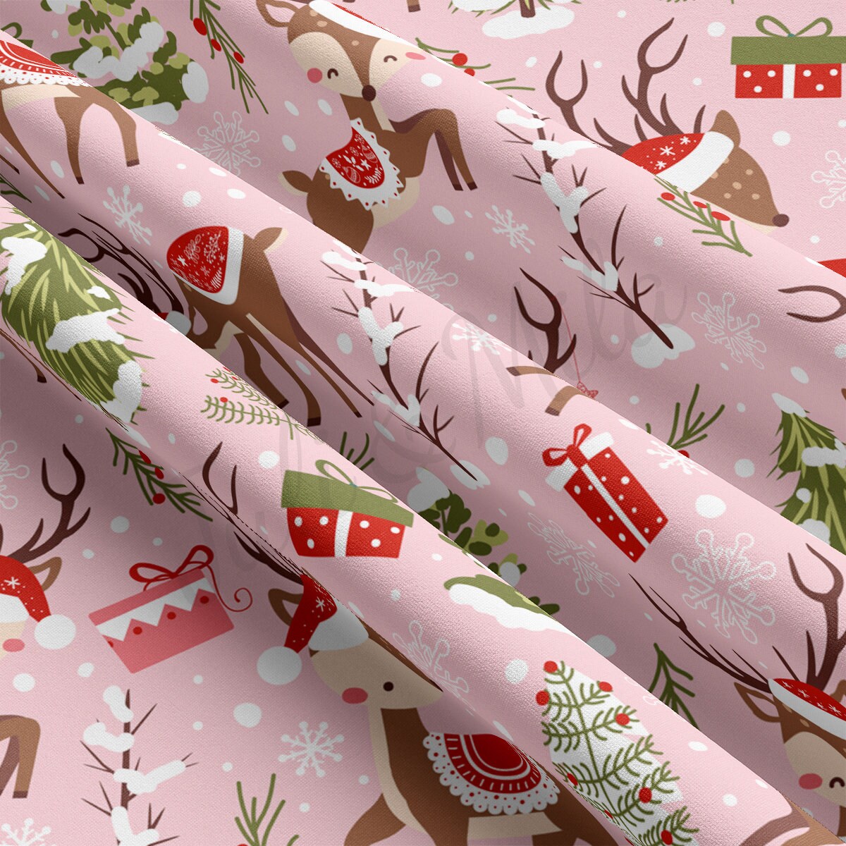 Christmas DBP Fabric Double Brushed Polyester DBP2182