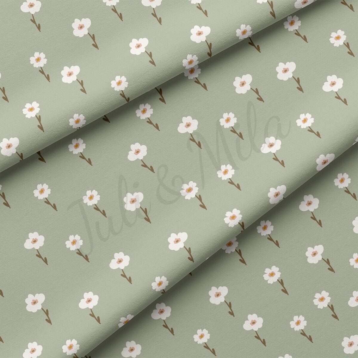 Floral DBP Fabric Double Brushed Polyester DBP2183