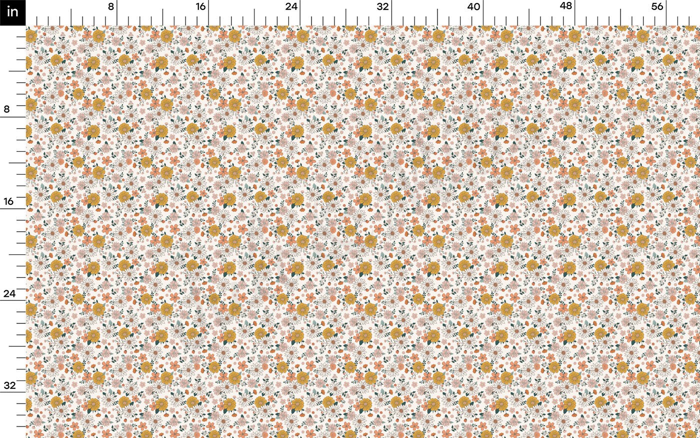 Floral DBP Fabric Double Brushed Polyester DBP2195
