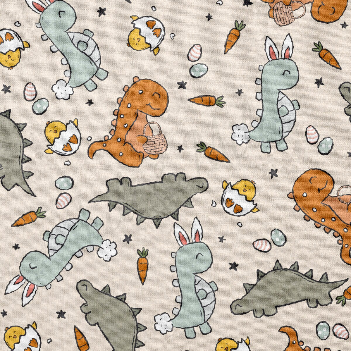 Dino 100% Cotton Fabric CTN2122