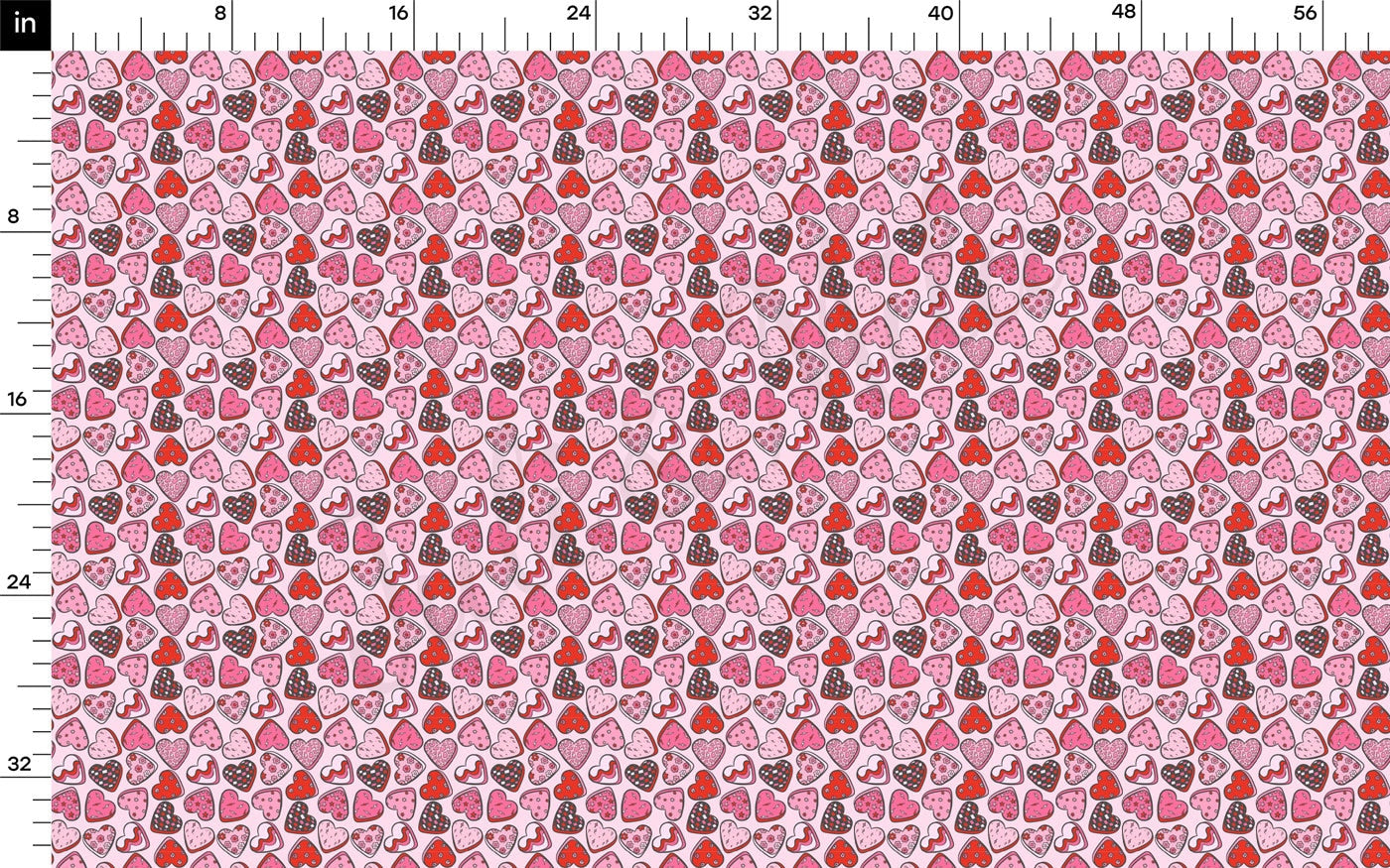 DBP Fabric Double Brushed Polyester DBP2206 Valentine's Day