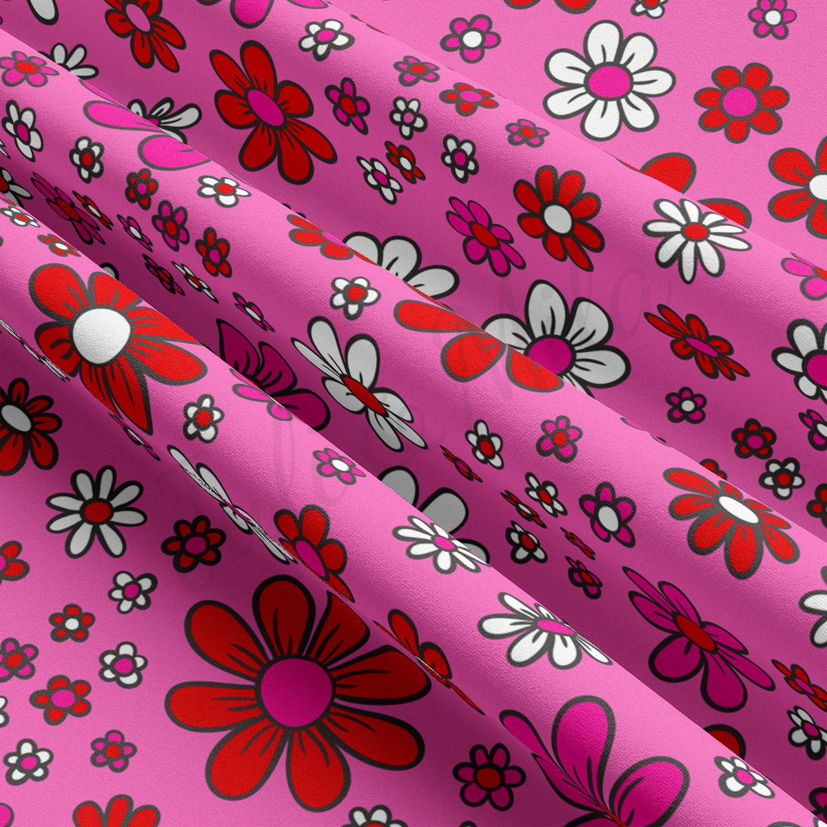DBP Fabric Double Brushed Polyester DBP2212 Valentine's Day