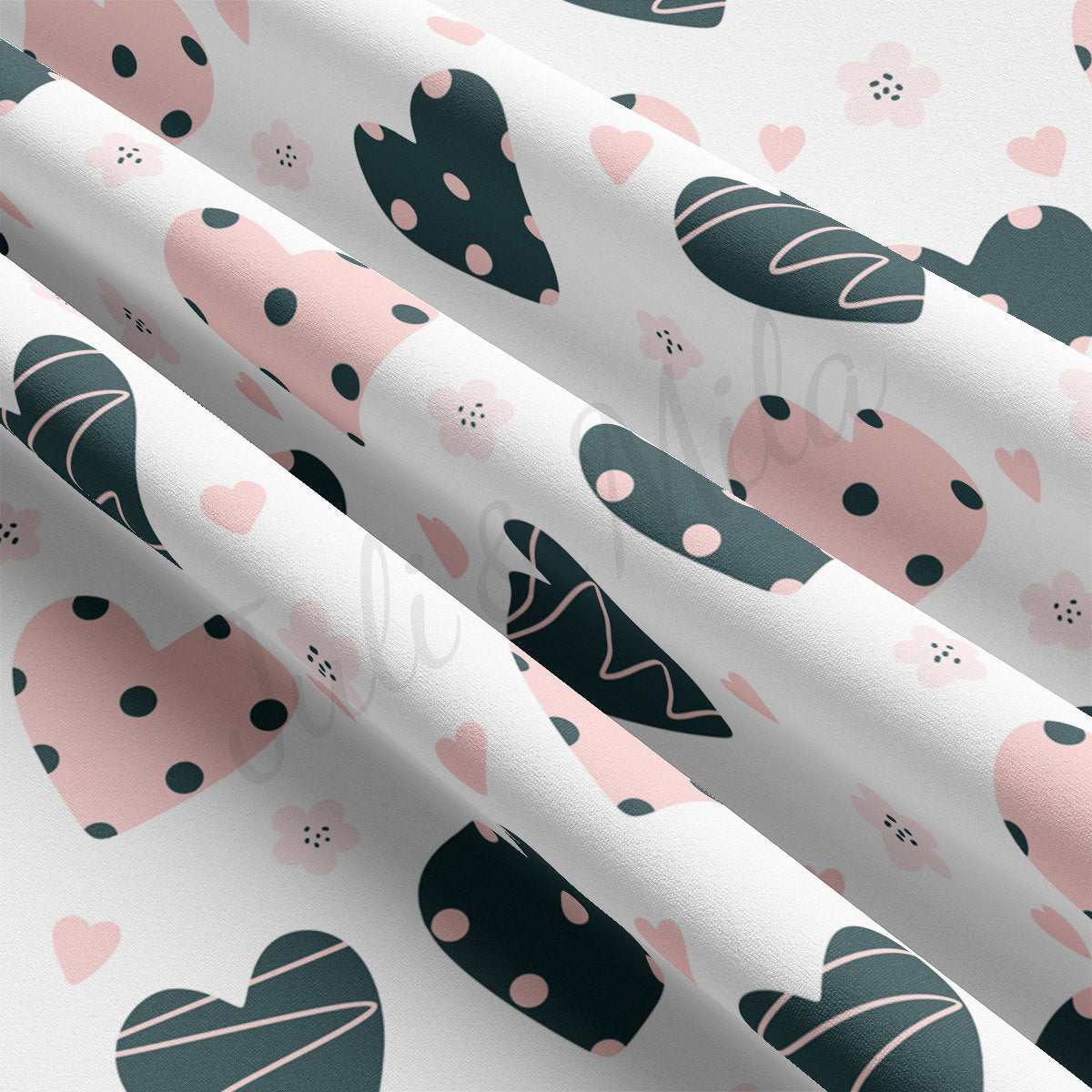 DBP Fabric Double Brushed Polyester DBP2216 Valentine's Day