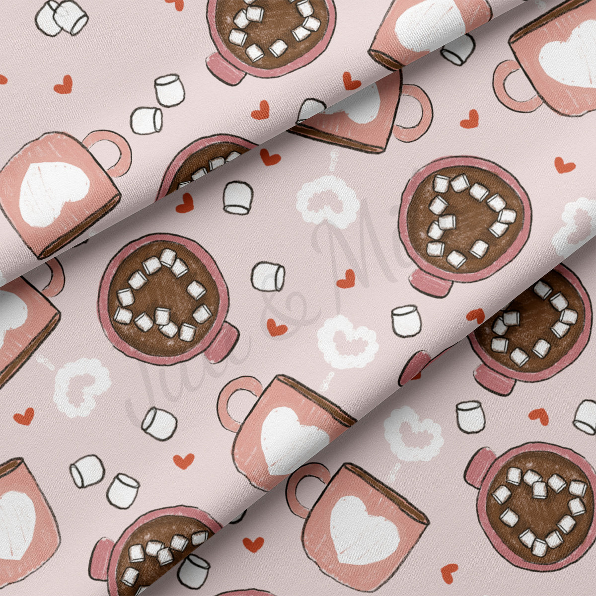 DBP Fabric Double Brushed Polyester DBP2220 Valentine's Day