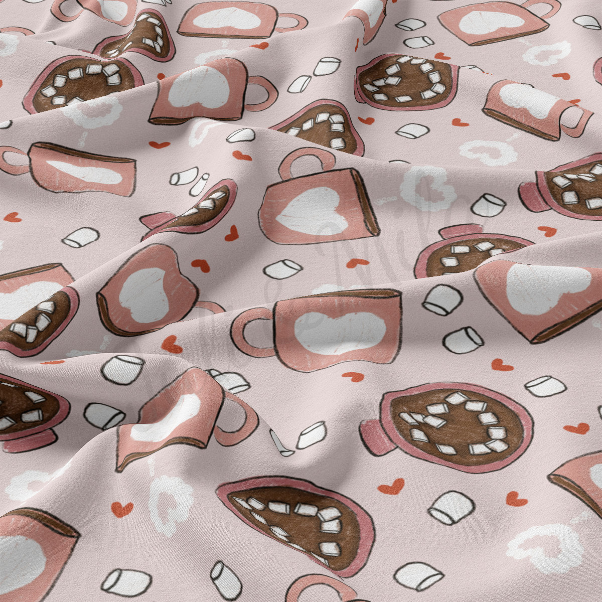 DBP Fabric Double Brushed Polyester DBP2220 Valentine's Day