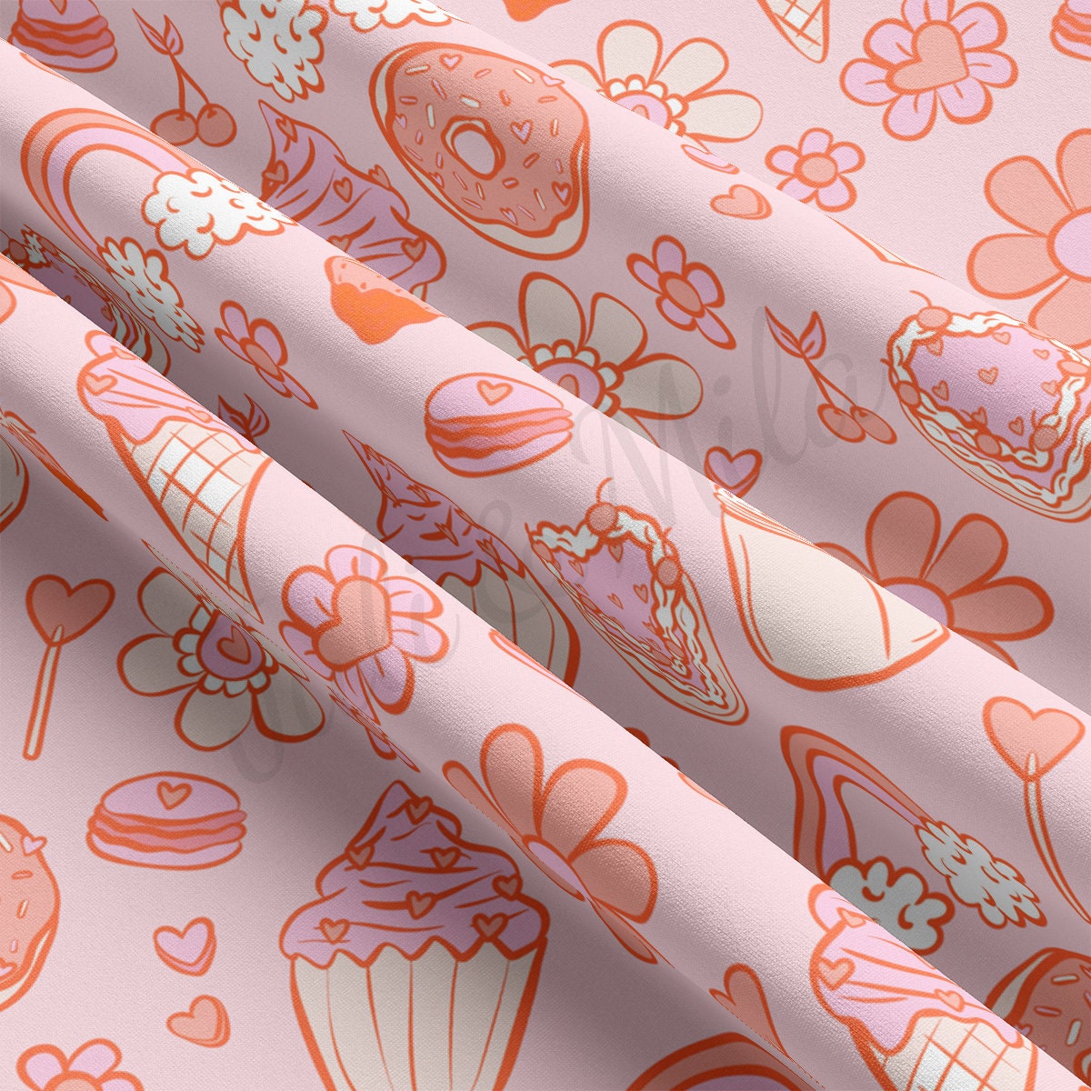 DBP Fabric Double Brushed Polyester DBP2226 Valentine's Day