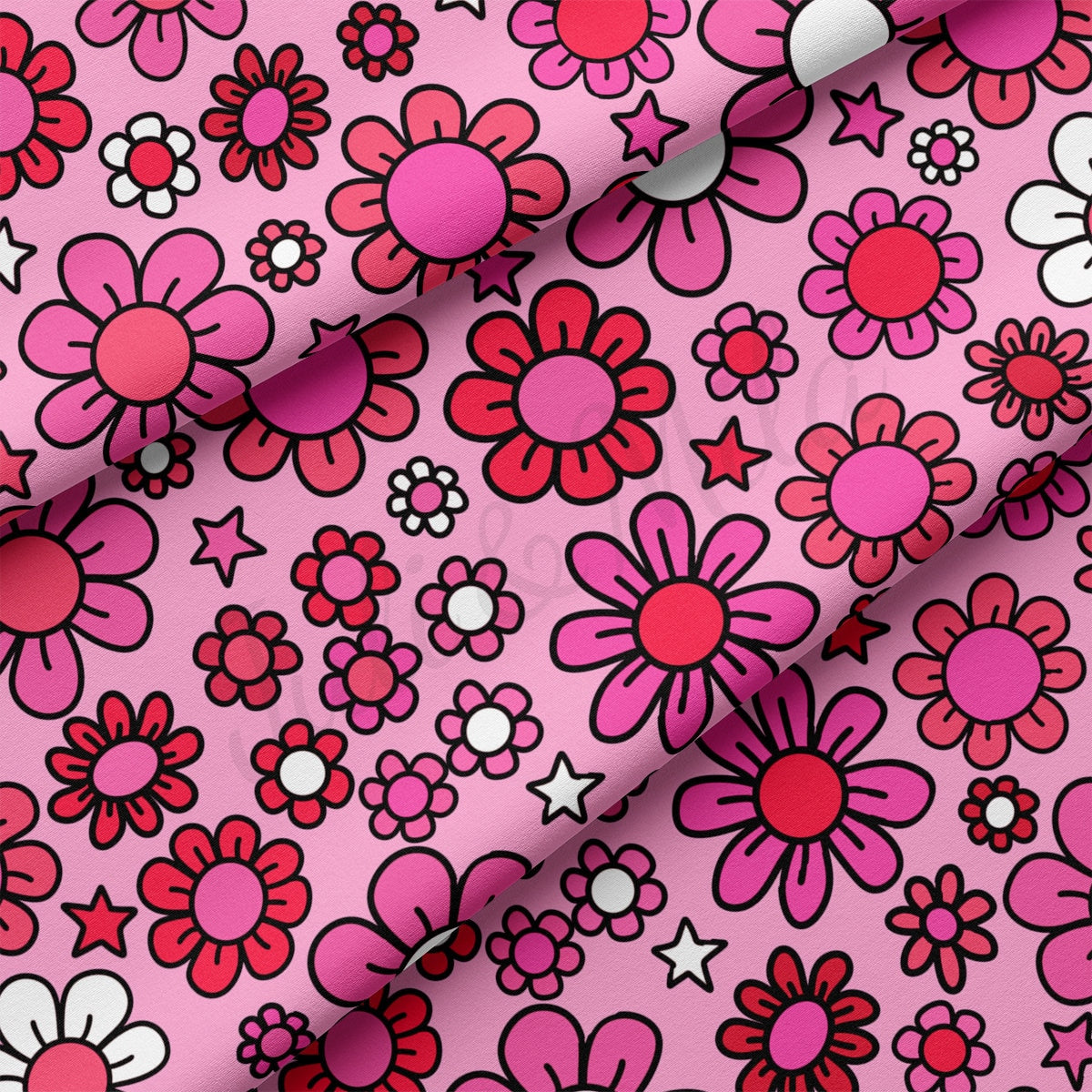 DBP Fabric Double Brushed Polyester DBP2228 Valentine's Day