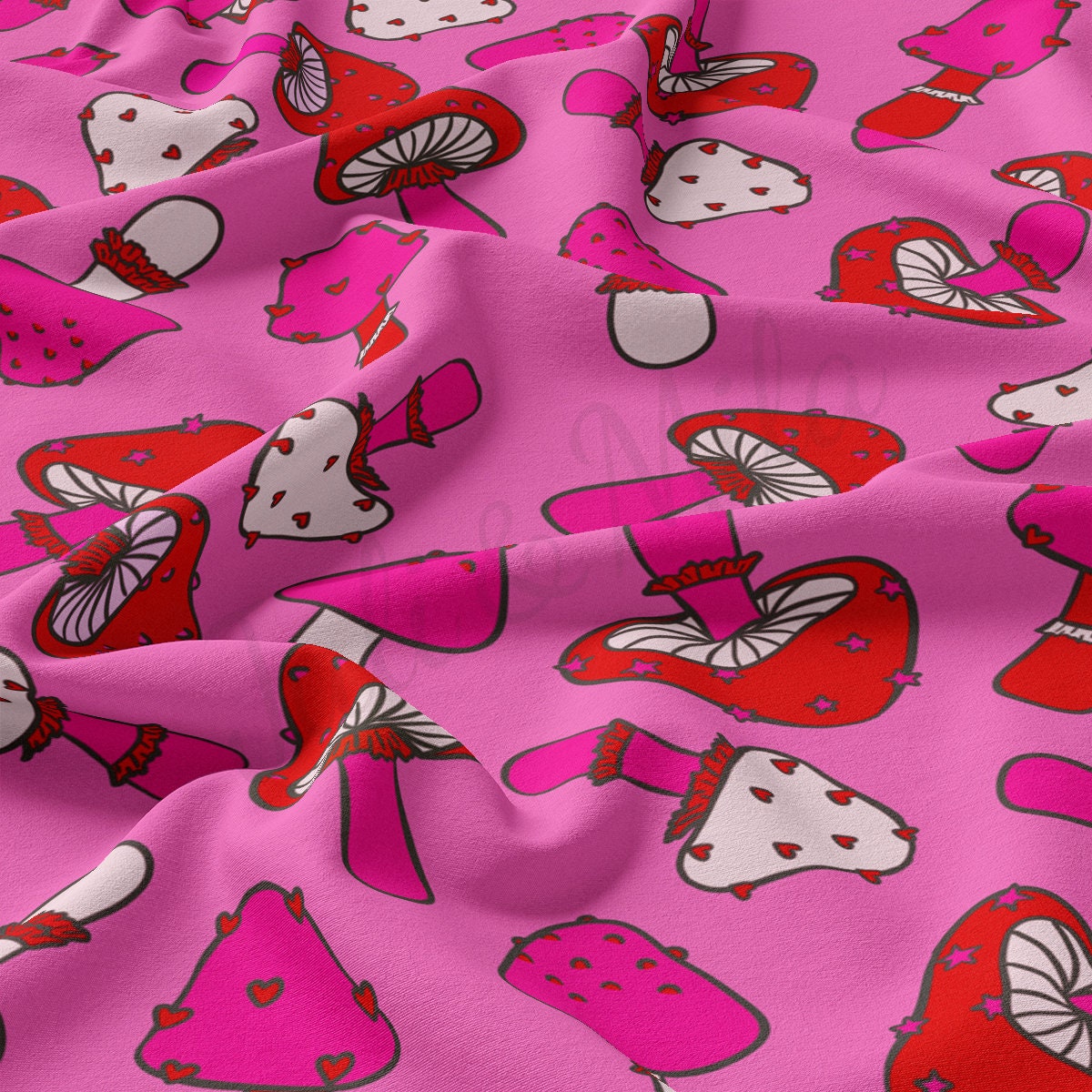 DBP Fabric Double Brushed Polyester DBP2229 Valentine's Day