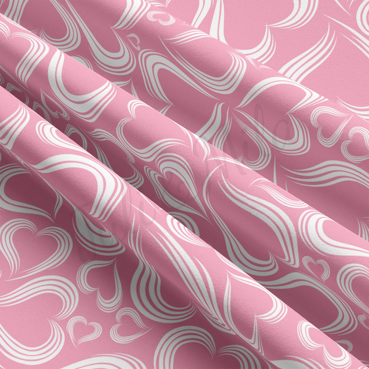 DBP Fabric Double Brushed Polyester DBP2237 Valentine's Day
