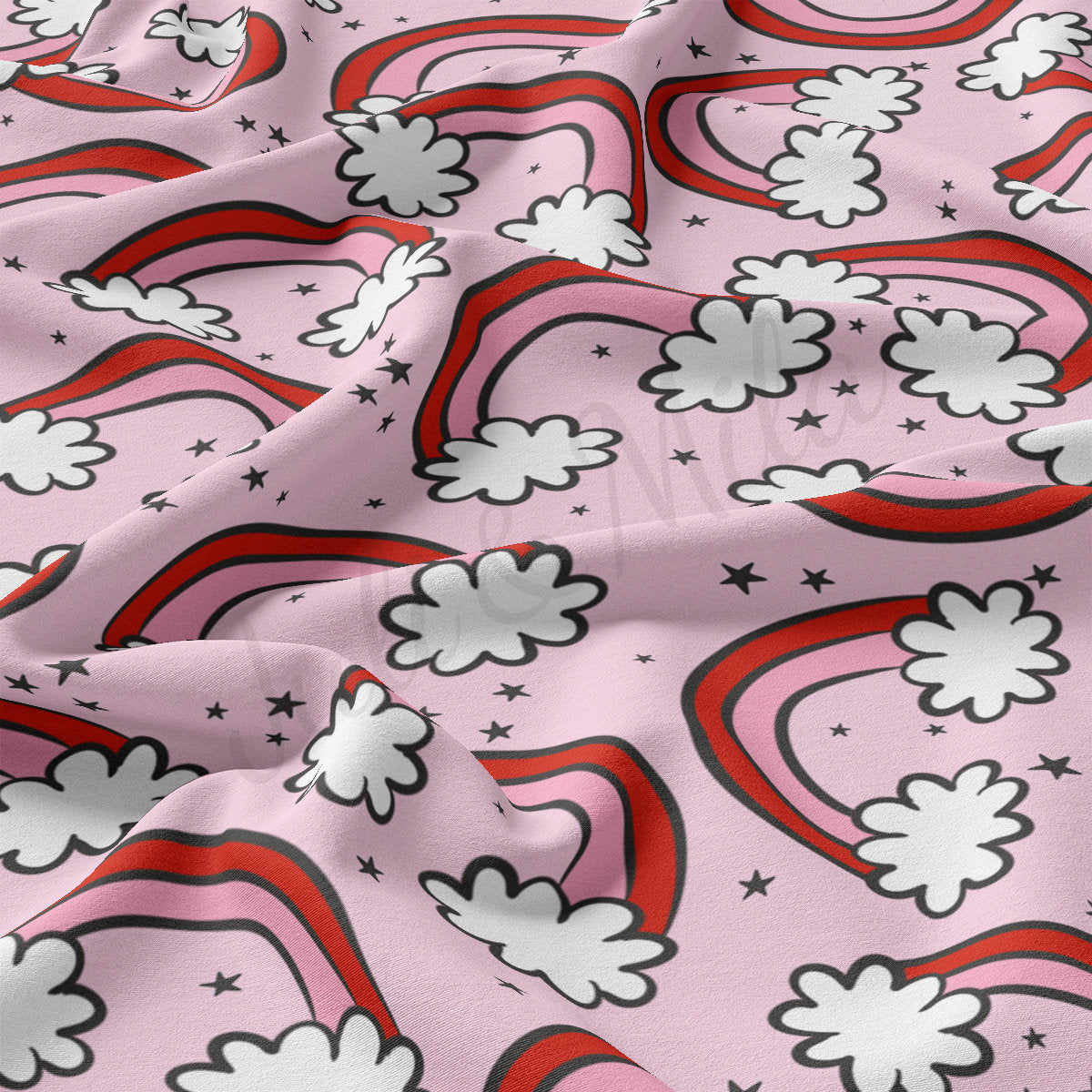 DBP Fabric Double Brushed Polyester DBP2247 Valentine's Day