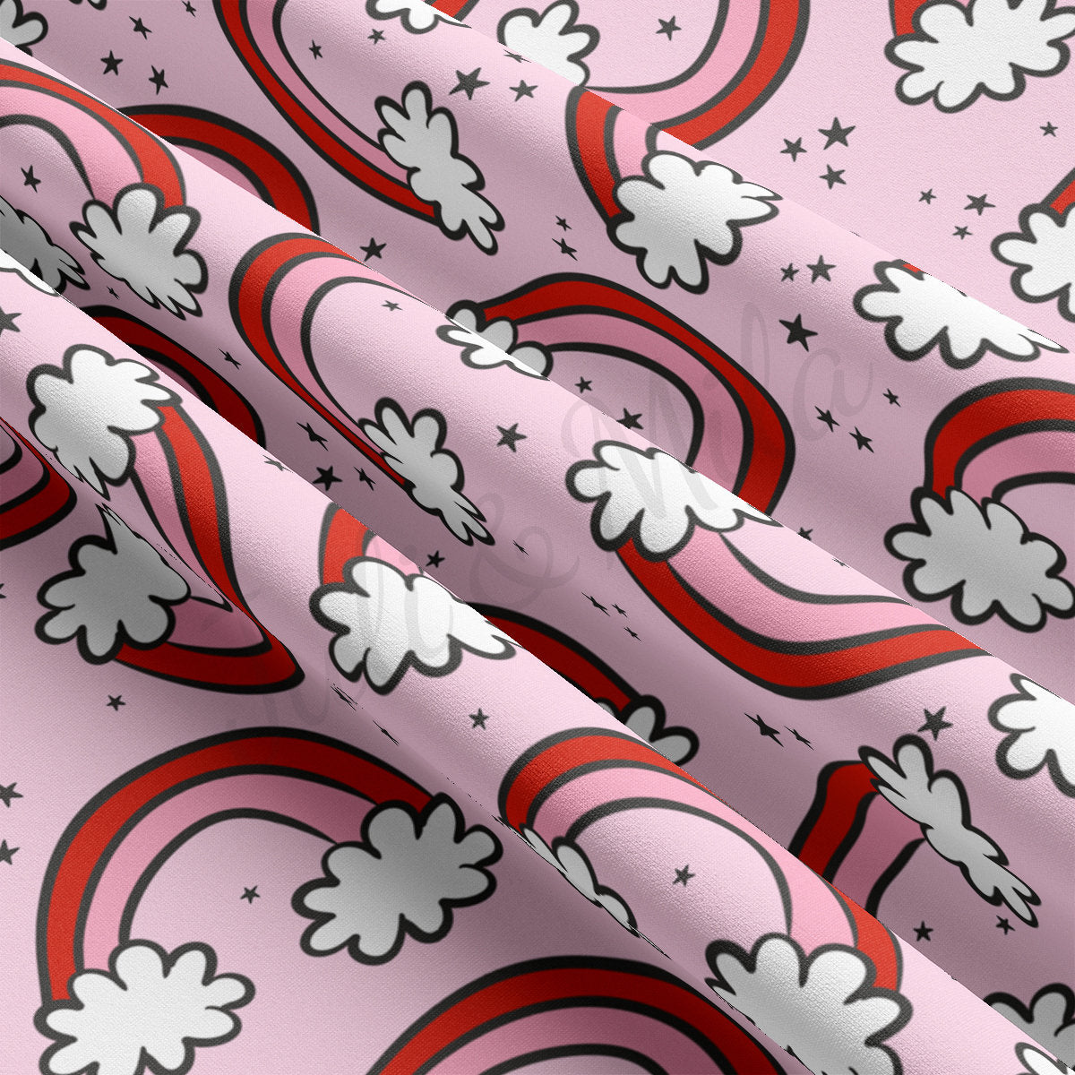 DBP Fabric Double Brushed Polyester DBP2247 Valentine's Day