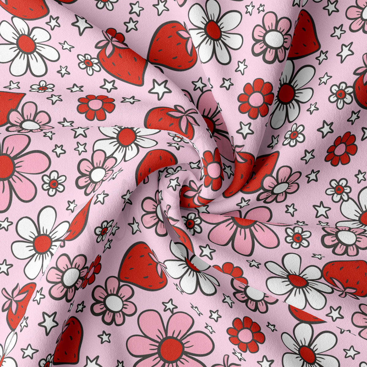 DBP Fabric Double Brushed Polyester DBP2248 Valentine's Day