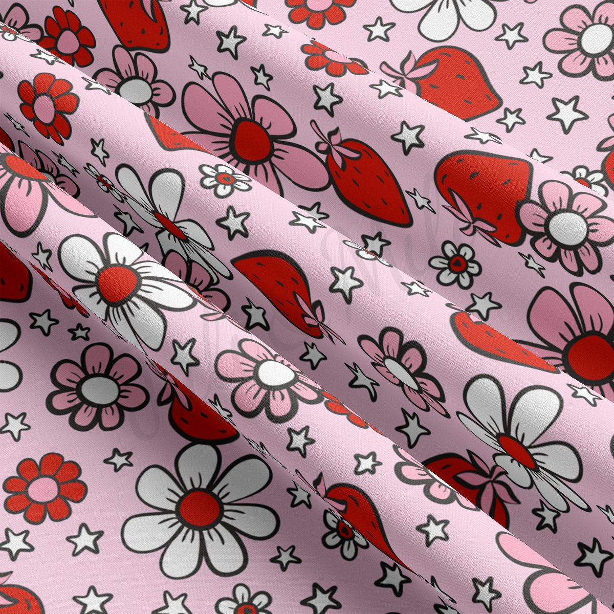 DBP Fabric Double Brushed Polyester DBP2248 Valentine's Day