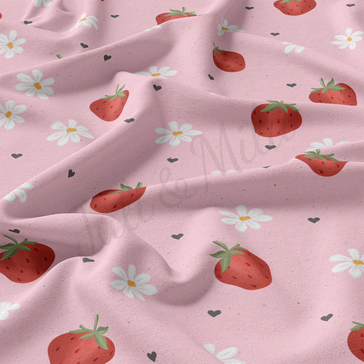 DBP Fabric Double Brushed Polyester DBP2254 Valentine's Day