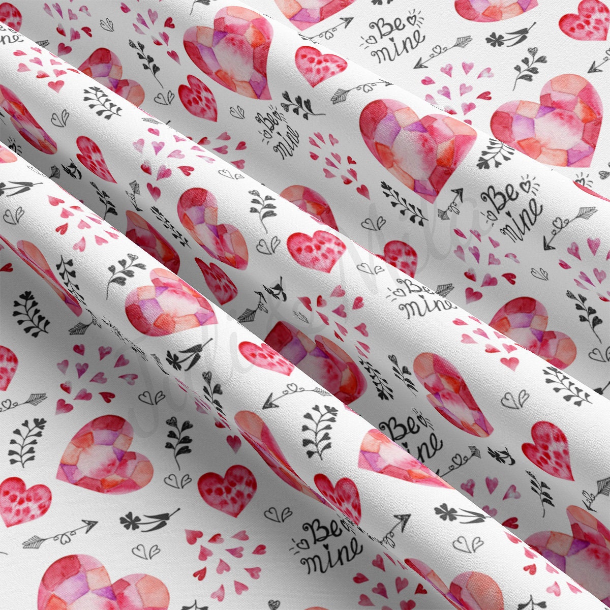 DBP Fabric Double Brushed Polyester Fabric DBP2259 Valentine's Day