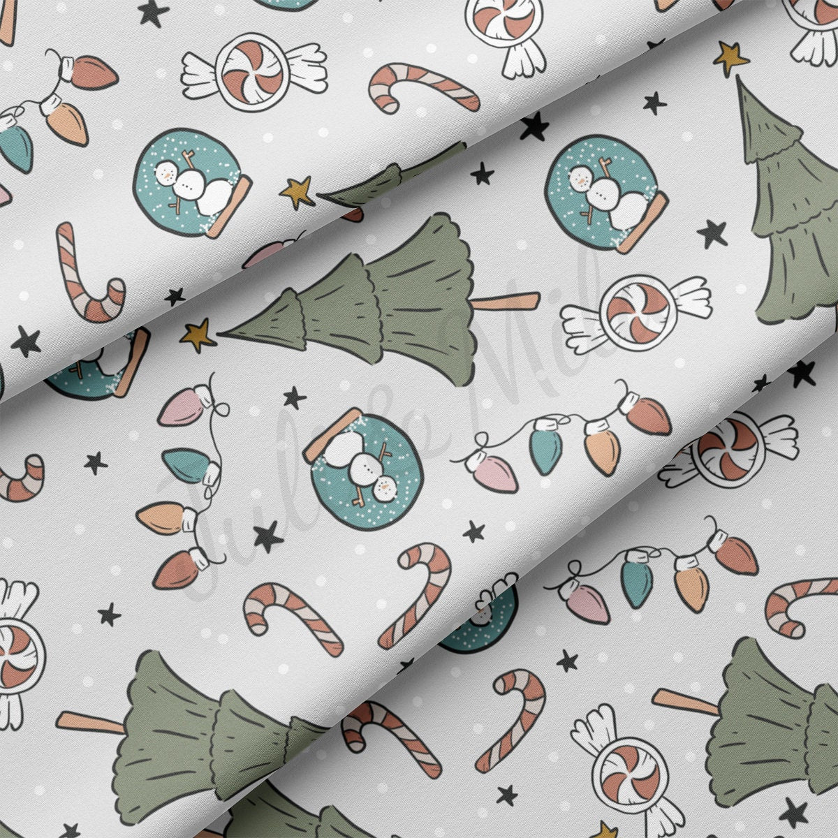 DBP Fabric Double Brushed Polyester DBP2100 Christmas