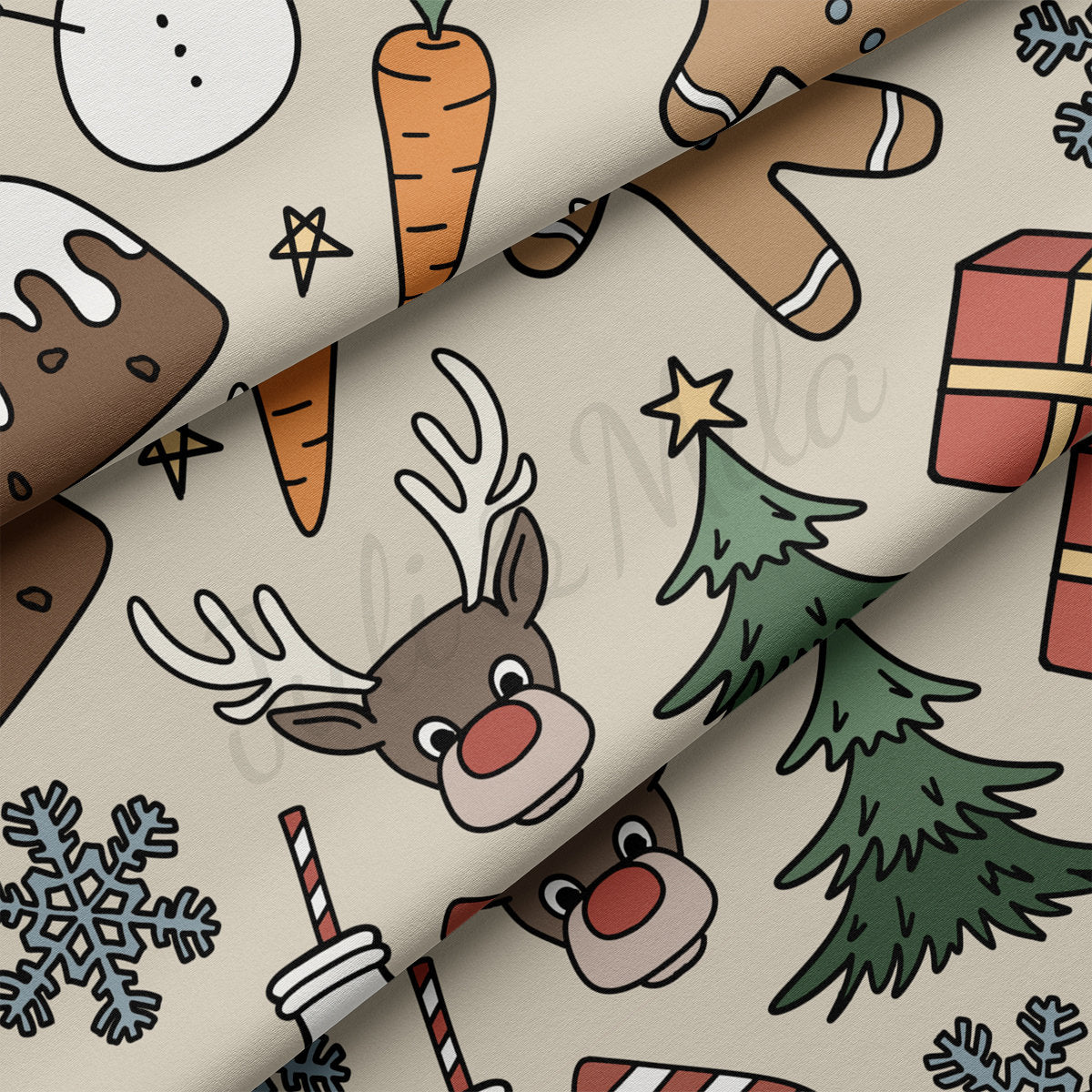 DBP Fabric Double Brushed Polyester DBP2101 Christmas