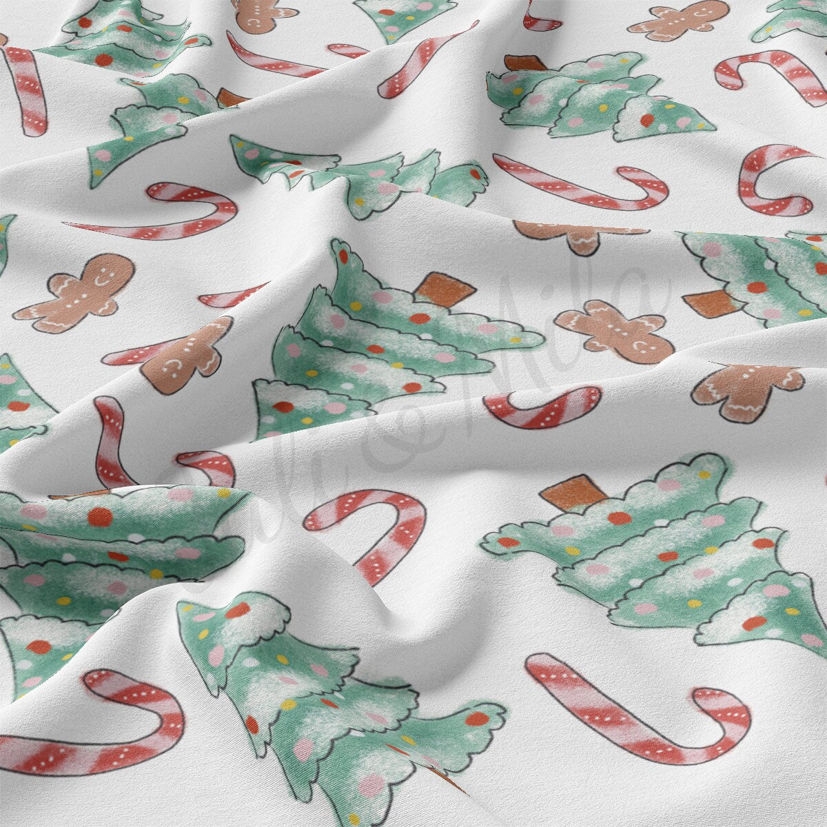 DBP Fabric Double Brushed Polyester DBP2103 Christmas