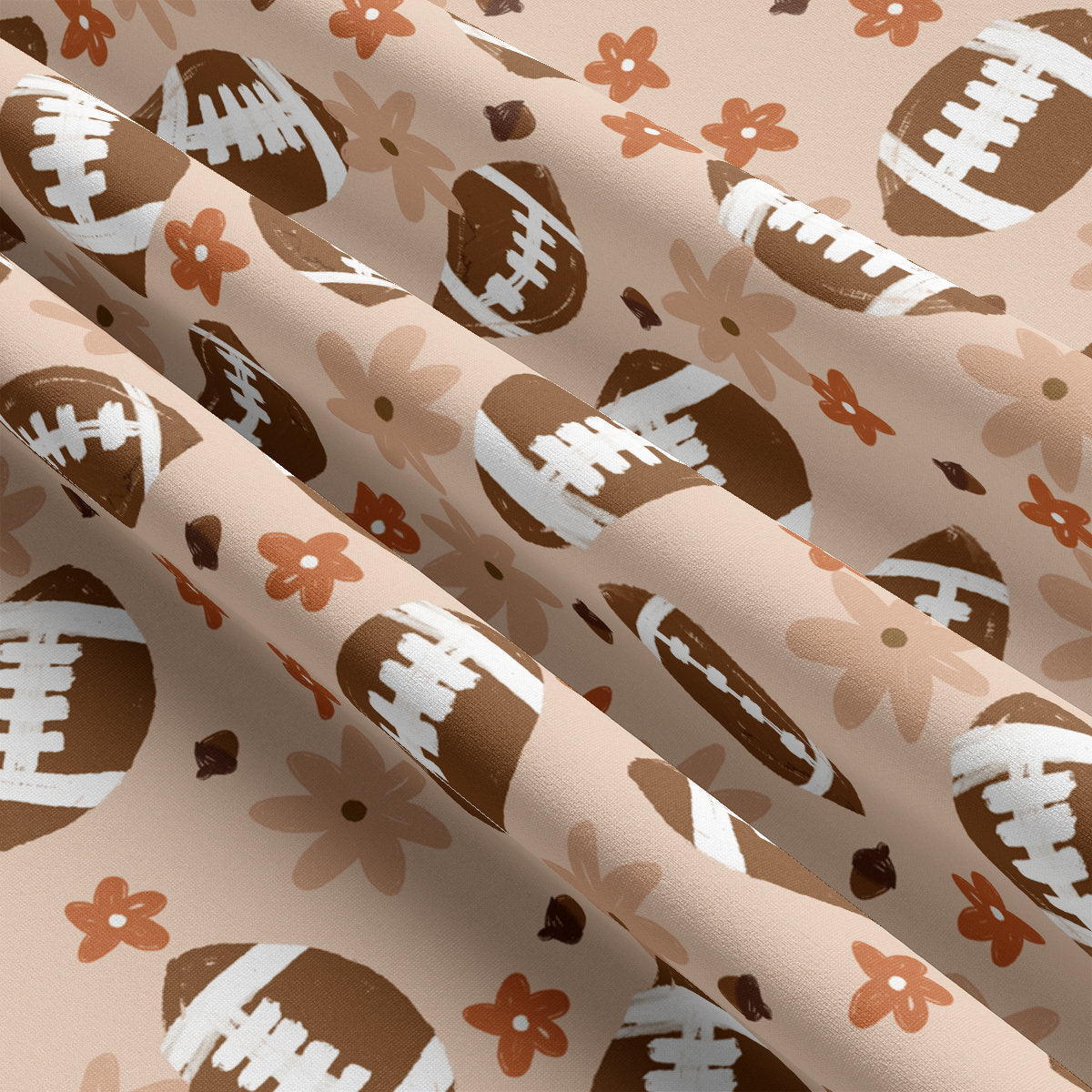DBP Fabric Double Brushed Polyester DBP2115 Football