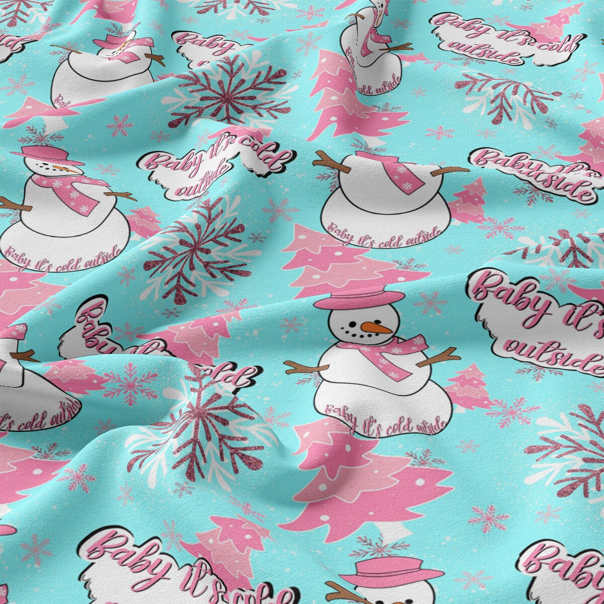 DBP Fabric Double Brushed Polyester DBP2121 Christmas