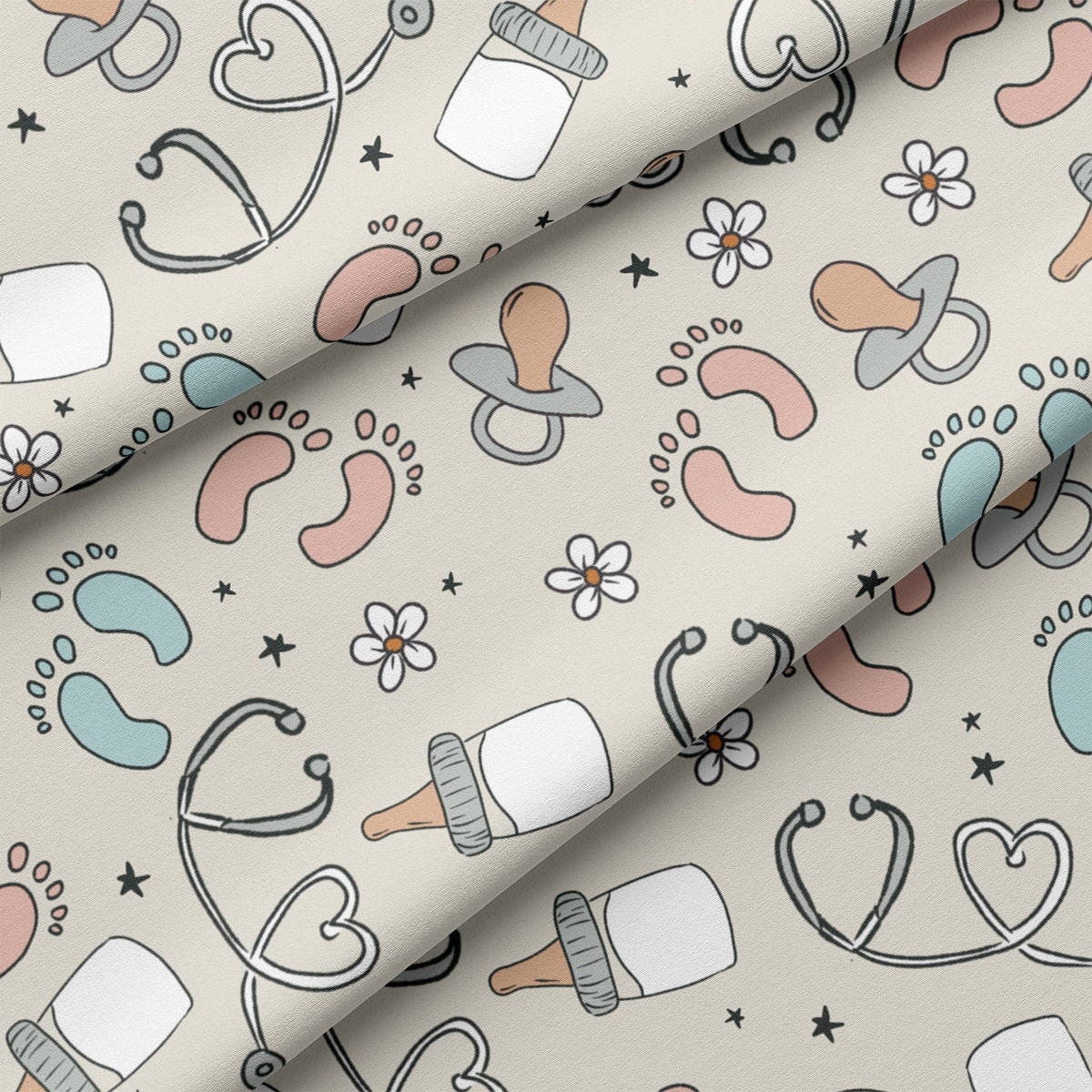 DBP Fabric Double Brushed Polyester DBP2125 Labor and Delivery L&D