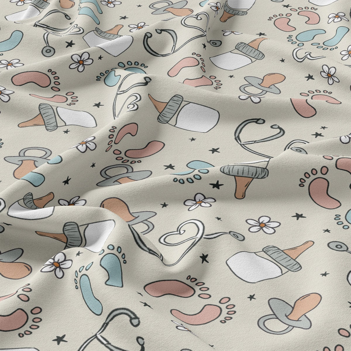 DBP Fabric Double Brushed Polyester DBP2125 Labor and Delivery L&D