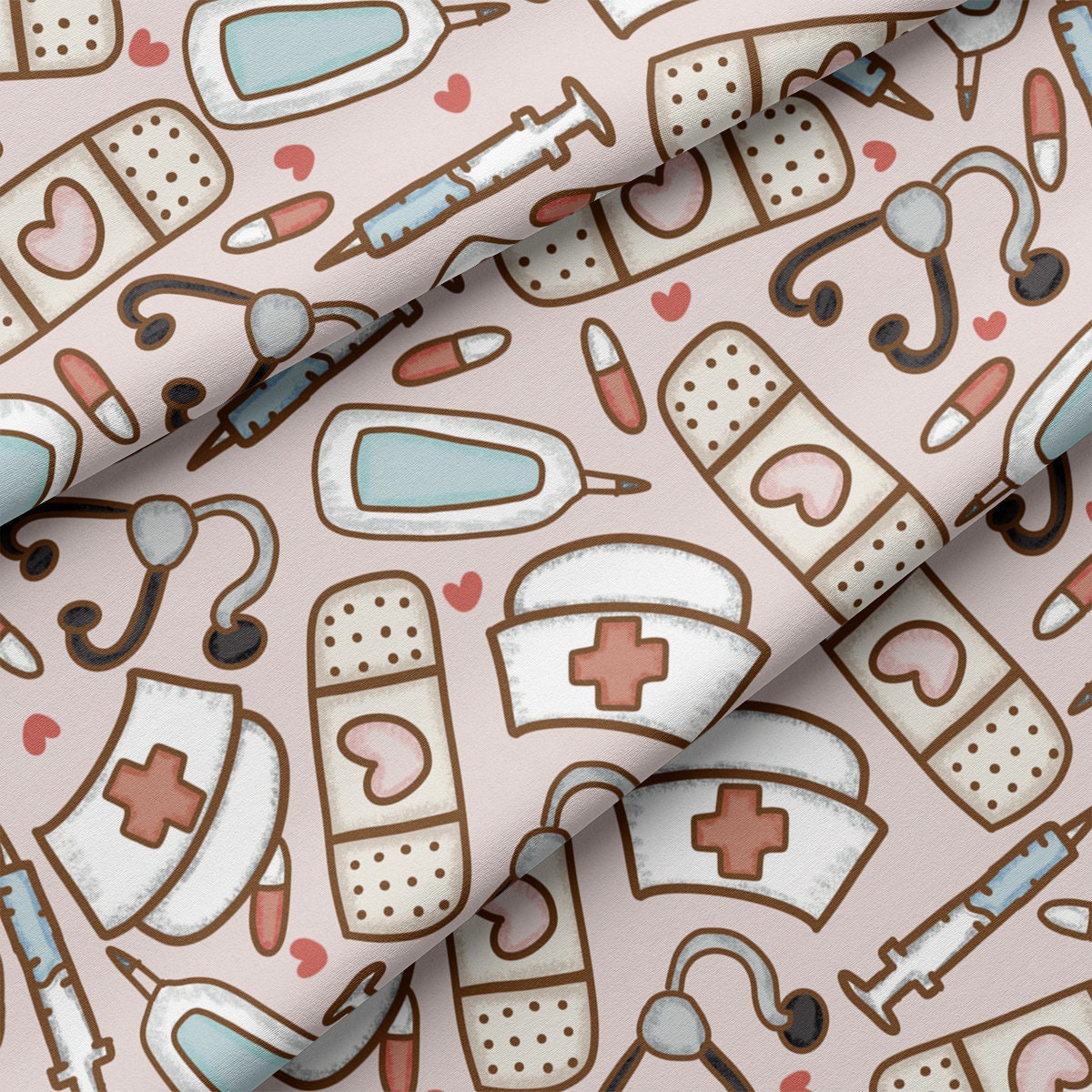 DBP Fabric Double Brushed Polyester DBP2126 Nurse