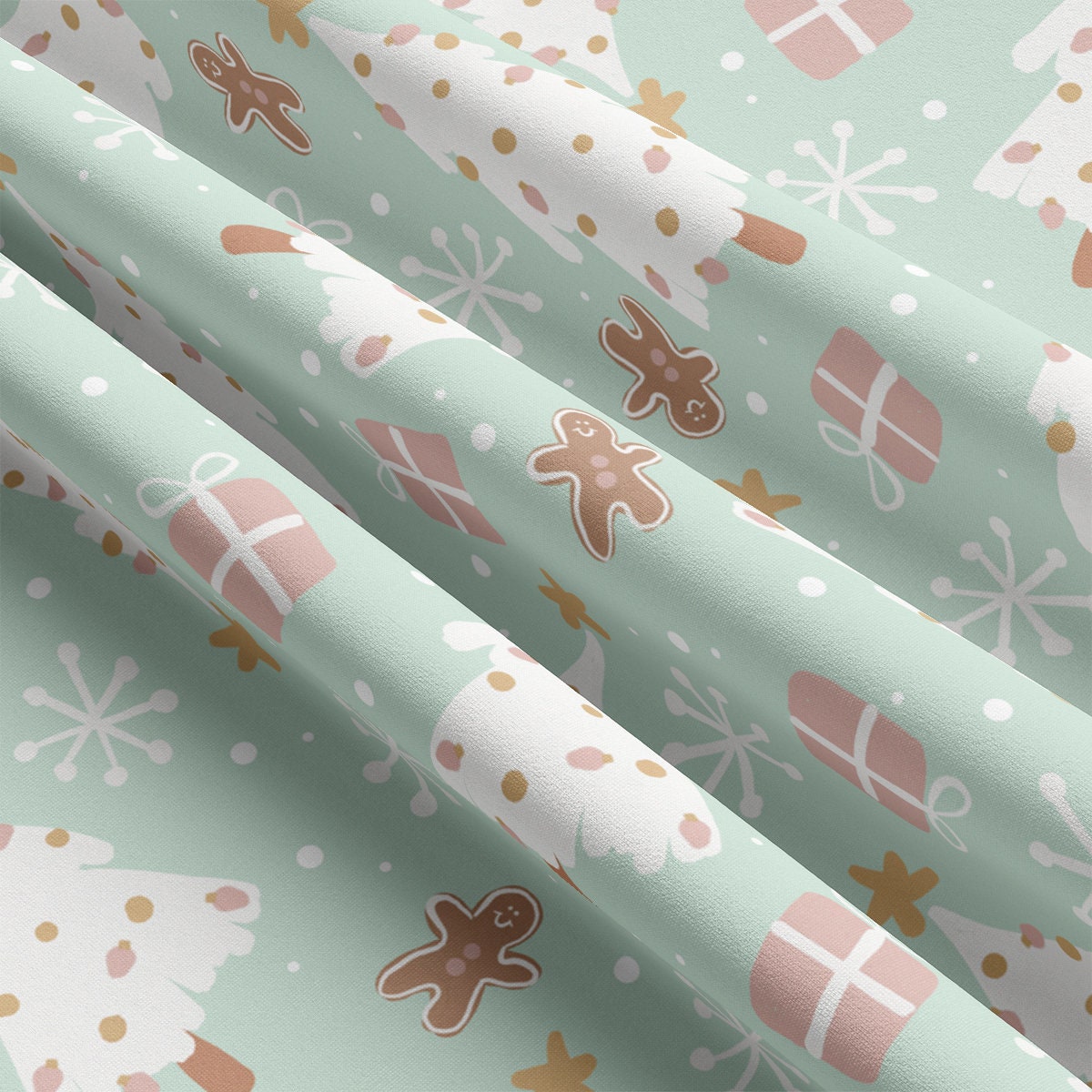 DBP Fabric Double Brushed Polyester DBP2128 Christmas