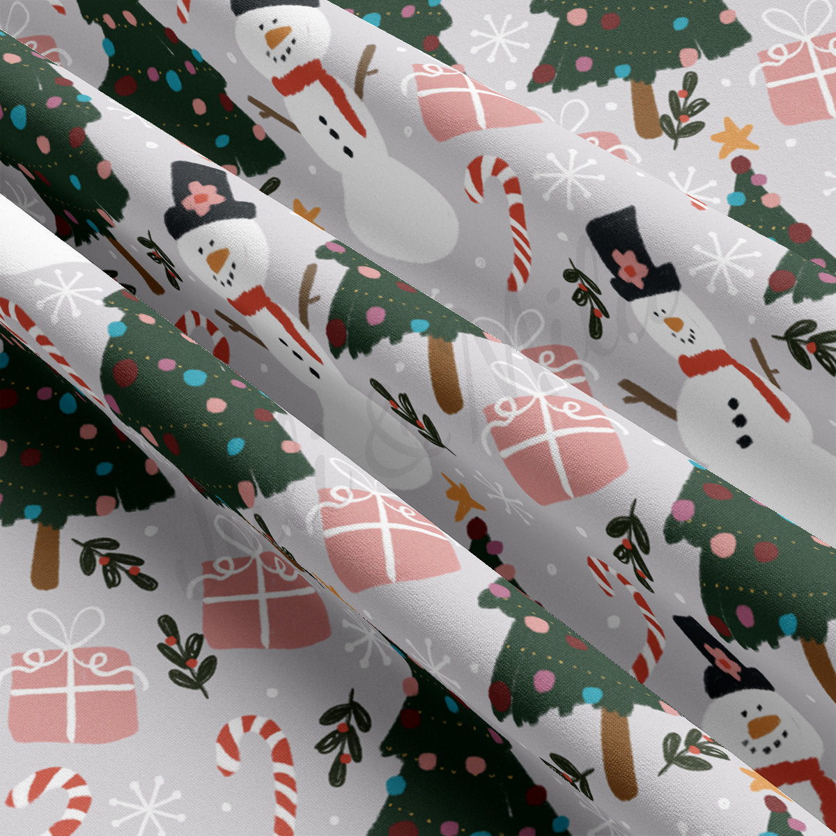 DBP Fabric Double Brushed Polyester DBP2149 Christmas