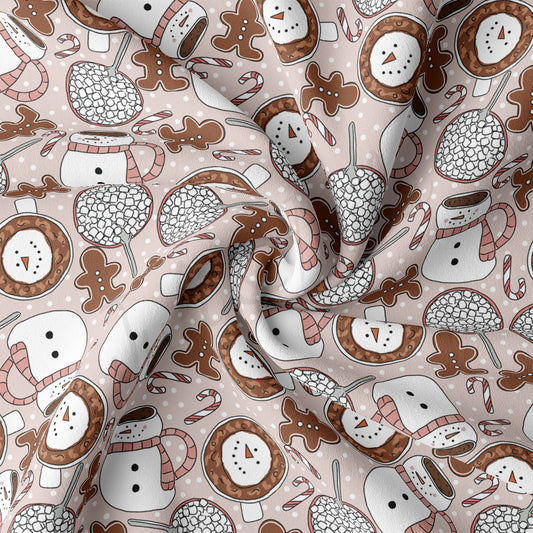 DBP Fabric Double Brushed Polyester DBP2150 Christmas