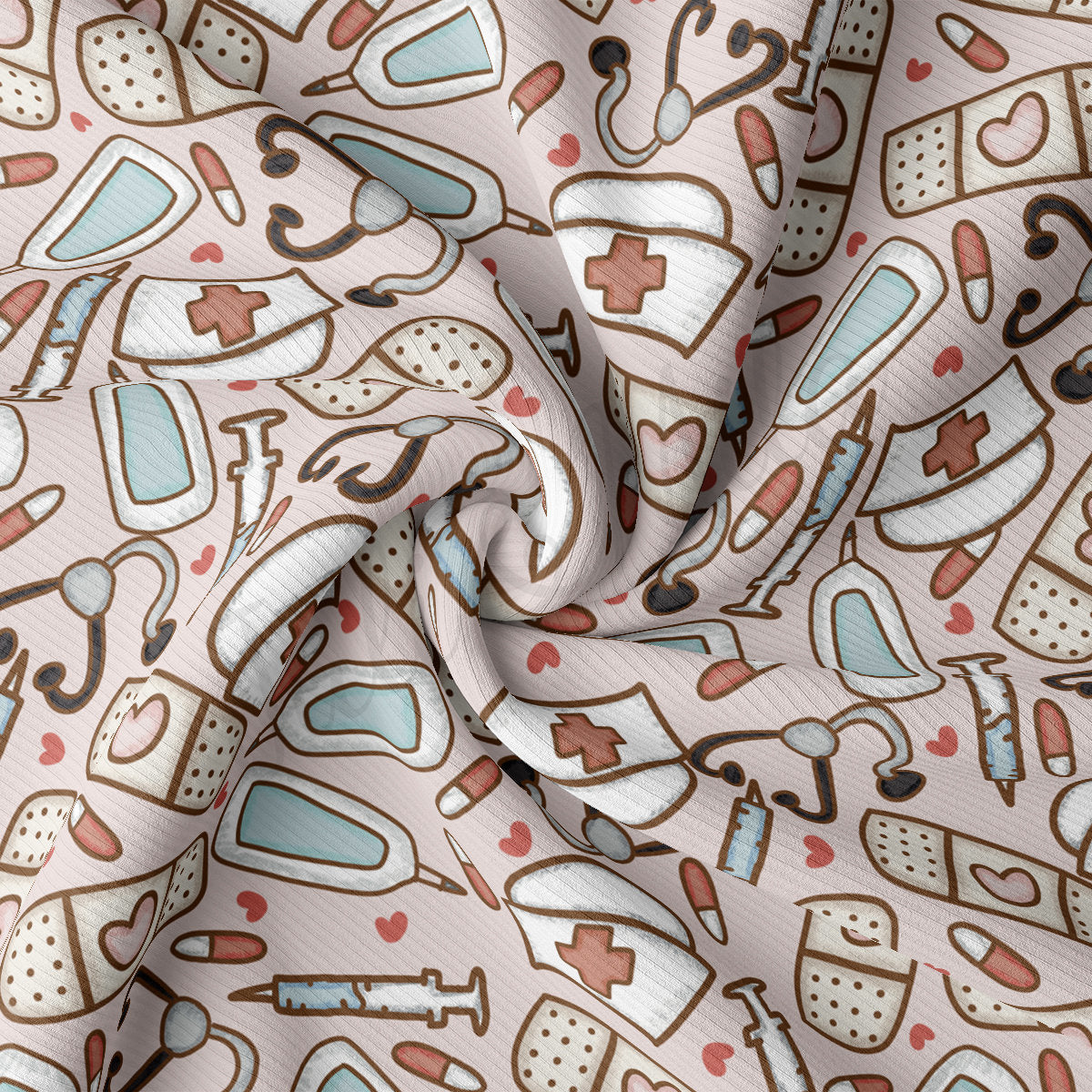 Rib Knit Fabric RBK2126 Nurse