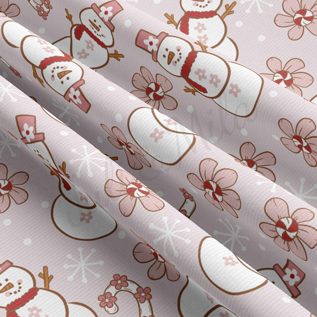 Rib Knit Fabric  RBK2141 Christmas