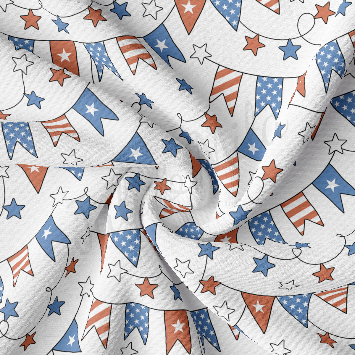4th of July Patriotic Bullet Fabric AA2189