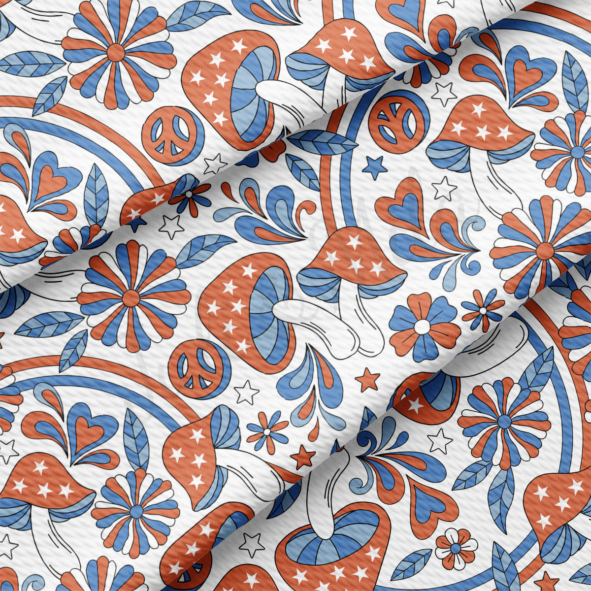 4th of July Patriotic Bullet Fabric AA2190